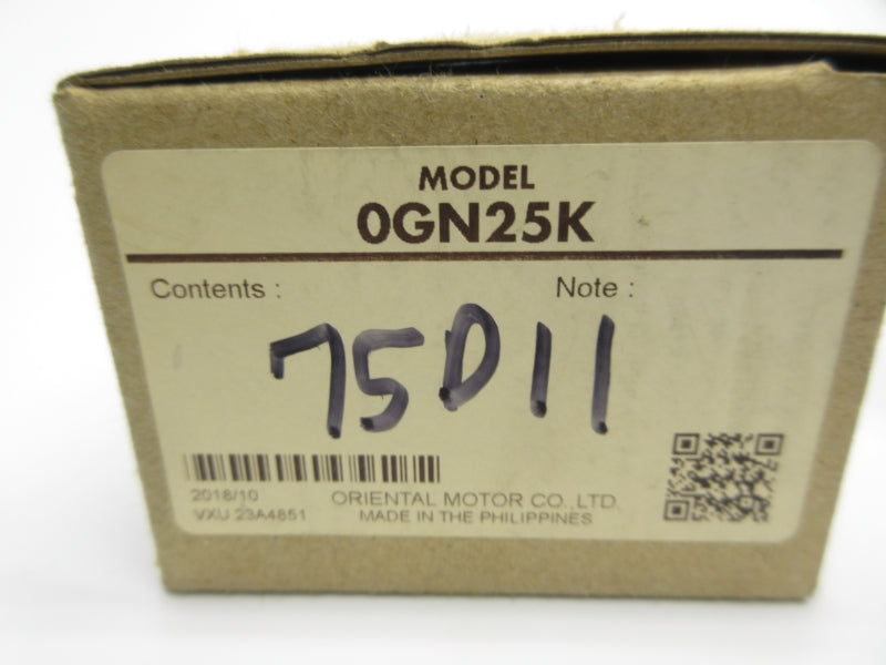 ORIENTAL MOTOR 0GN25K NSMP