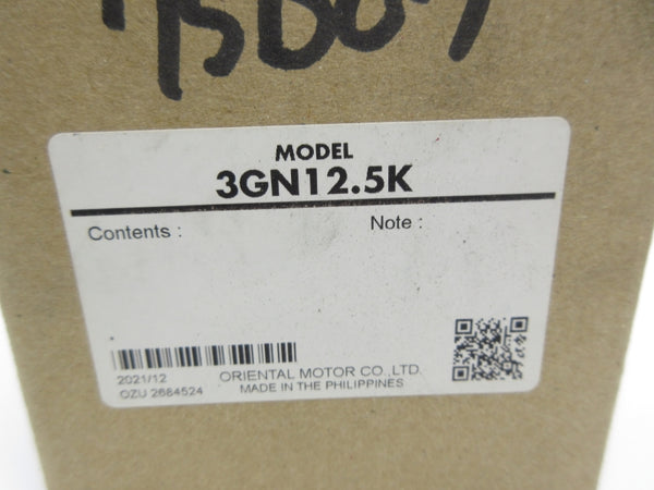 ORIENTAL MOTOR 3GN12.5K NSMP