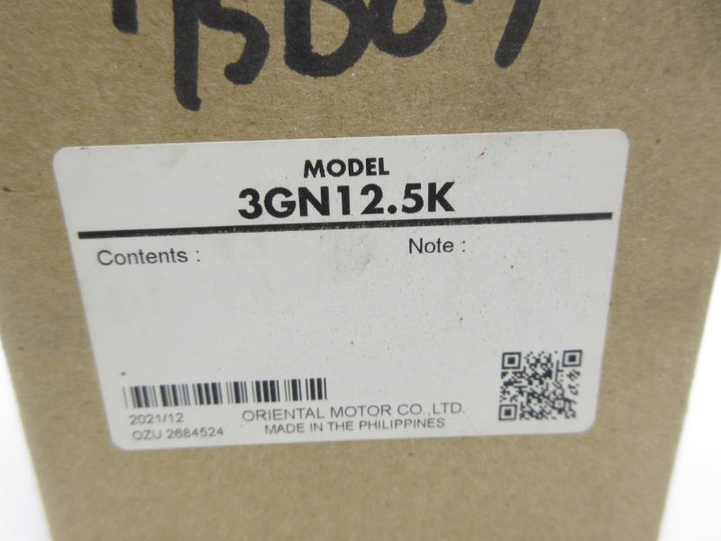 ORIENTAL MOTOR 3GN12.5K NSMP