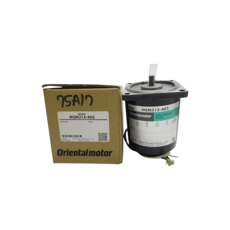 ORIENTAL MOTOR MSM315-402 200V 0.28A NSMP