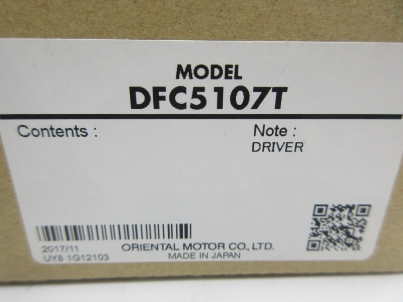 ORIENTAL MOTOR DFC5107T NSMP