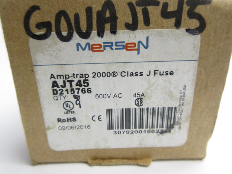 MERSEN AJT45 600VAC 45A (PKG OF 9) NSMP