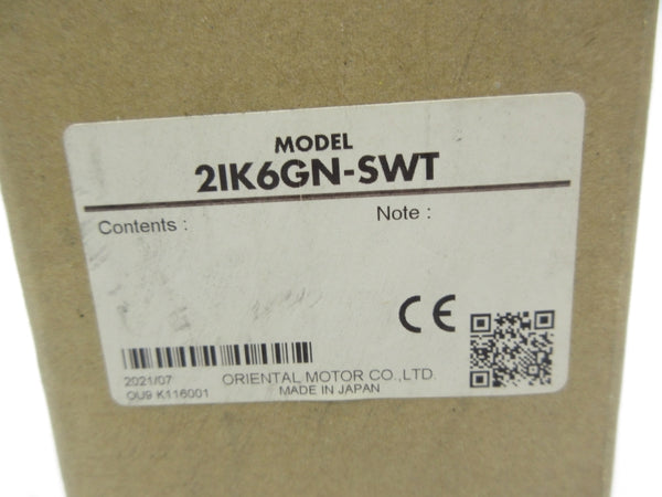 ORIENTAL MOTOR 2IK6GN-SWT 230V 0.09A NSMP