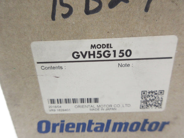 ORIENTAL MOTOR GVH5G150 NSMP