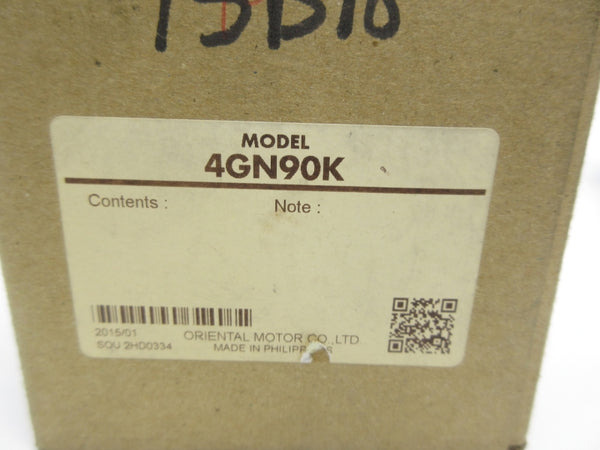 ORIENTAL MOTOR 4GN90K NSMP