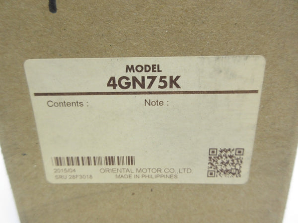 ORIENTAL MOTOR 4GN75K NSMP