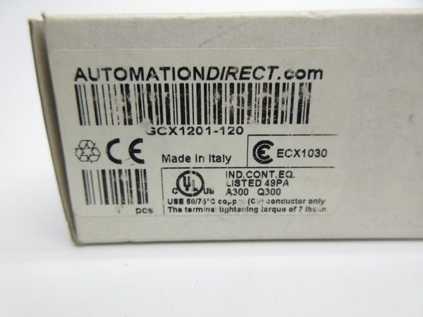 AUTOMATION DIRECT GCX1201-120 (AS PICTURED) NSMP