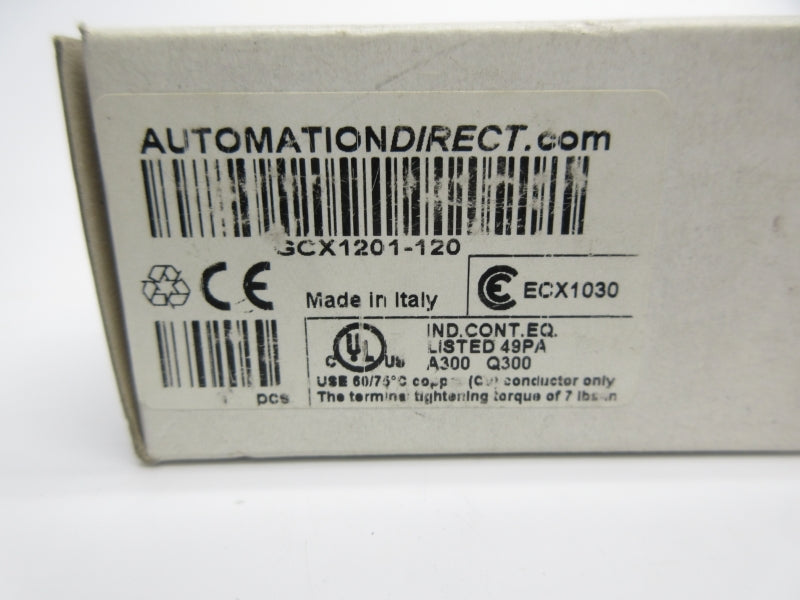 AUTOMATION DIRECT GCX1201-120 (AS PICTURED) NSMP