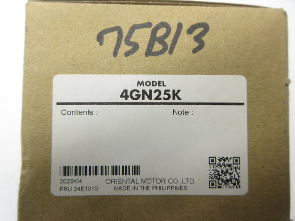ORIENTAL MOTOR 4GN25K NSMP