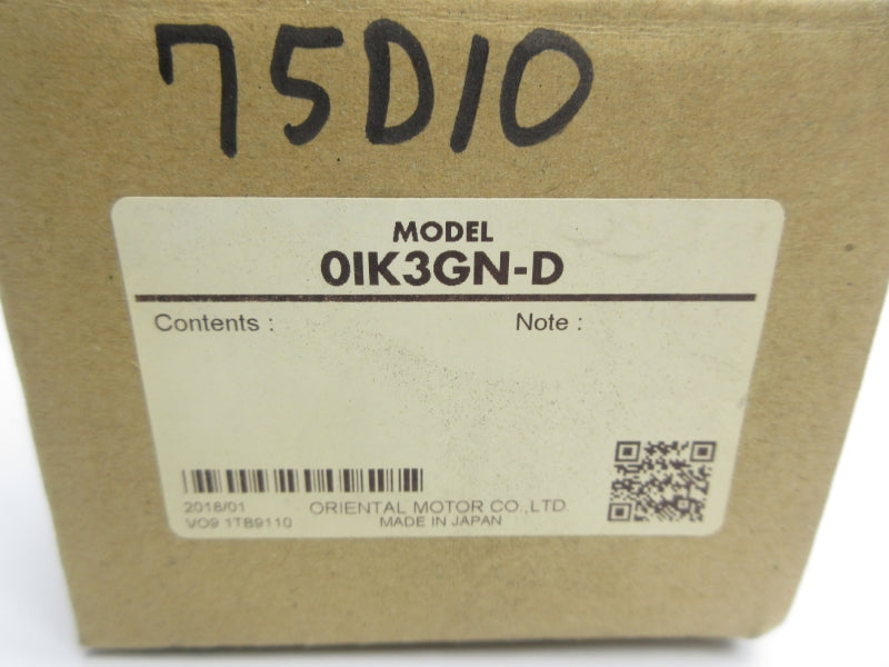 ORIENTAL MOTOR 0IK3GN-D 200V 0.07A NSMP