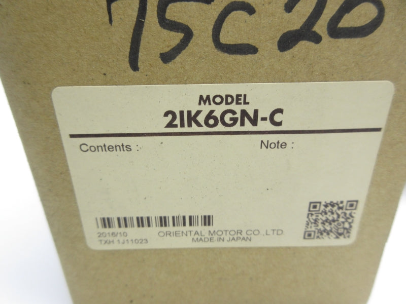ORIENTAL MOTOR 2IK6GN-C 200V 0.15A NSMP