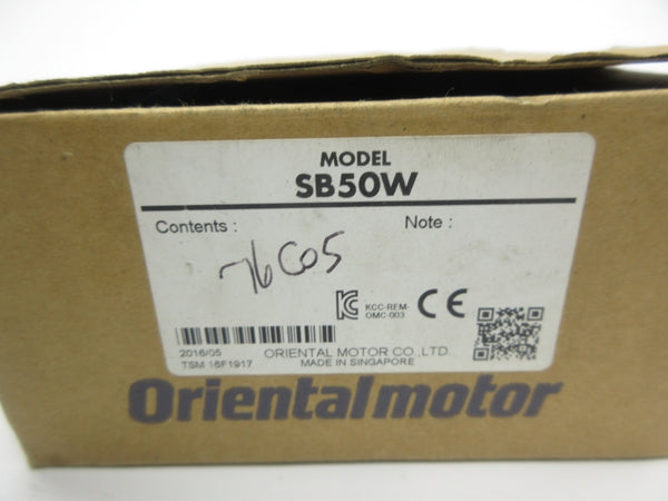 ORIENTAL MOTOR SB50W 24V 0.06A NSMP