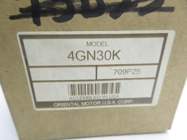 ORIENTAL MOTOR 4GN30K NSMP