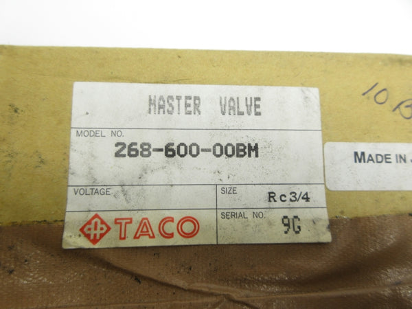 TACO 268-600-00BM 3/4" NSFS