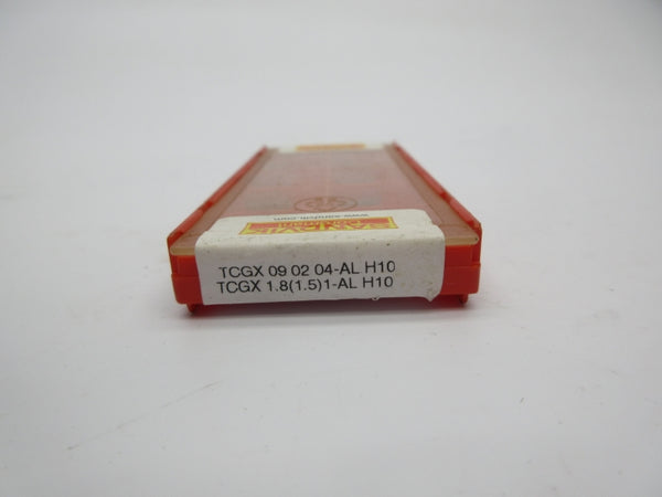 SANDVIK TCGX090204-ALH10 TCGX1.8(1.5)1-ALH10 (PKG OF 10) NSFS