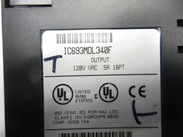 FANUC IC693MDL340F 120VAC .5A NSNP