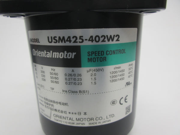 ORIENTAL MOTOR USM425-402W2 230V 1.5A NSNP