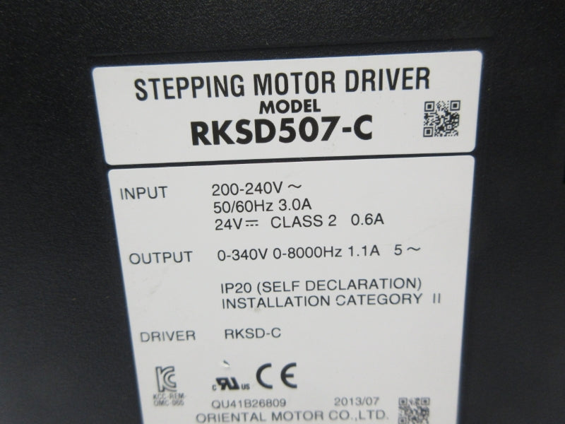 ORIENTAL MOTOR RKSD507-C 200-240V 3.0A NSNP