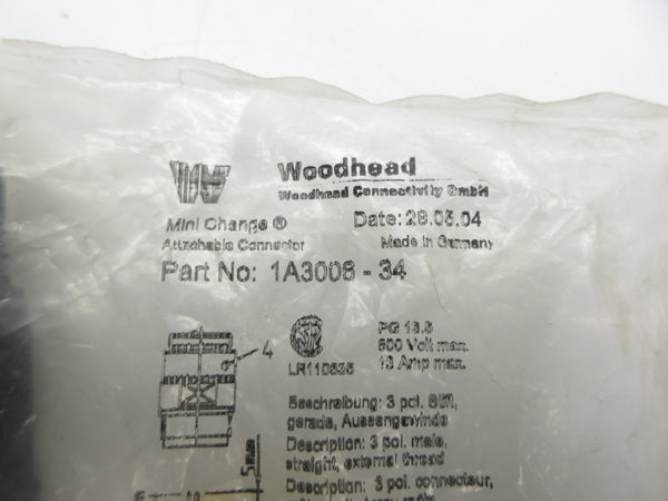 DANIEL WOODHEAD 1A3006-34 600V 13A NSMP