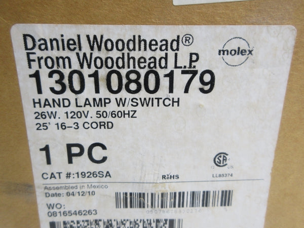 DANIEL WOODHEAD 1926SA 1301080179 120V NSMP