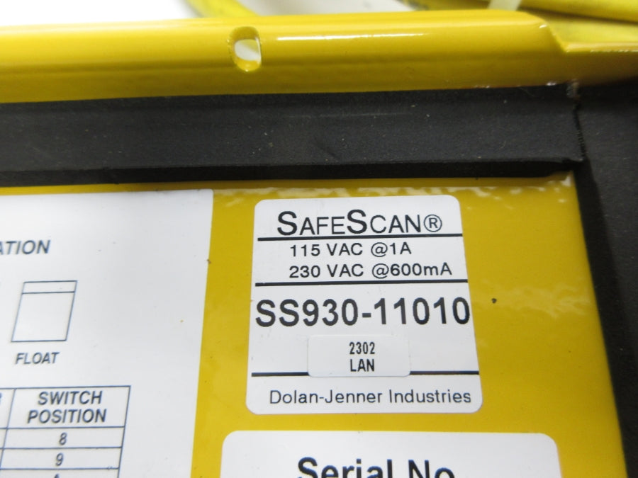 SAFESCAN SS930-11010 115/230VAC UNMP