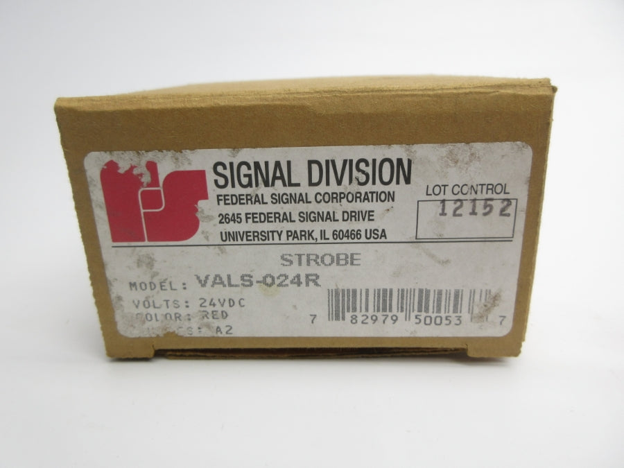 FEDERAL SIGNAL VALS-024R SER. A2 24VDC NSMP