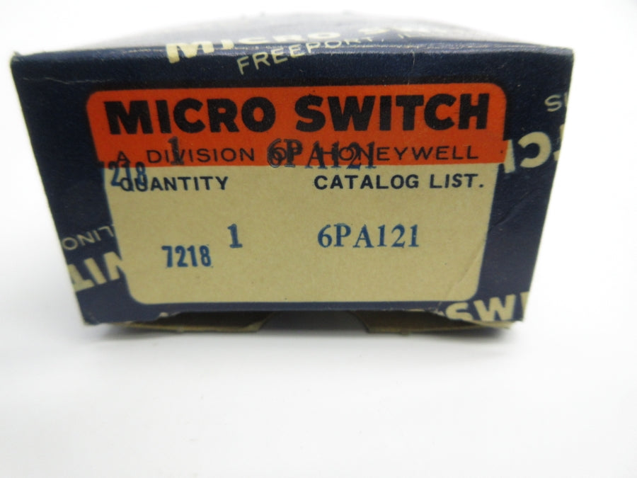 MICRO SWITCH 6PA121 NSMP