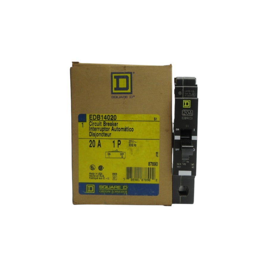 SQUARE D EDB14020 SER. S1 277V 20A NSMP