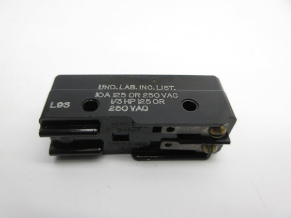 MICRO SWITCH 9BS1 250VAC 10A (PKG OF 10) NSMP