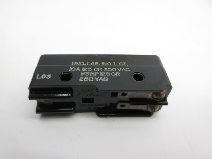 MICRO SWITCH 9BS1 250VAC 10A (PKG OF 10) NSMP