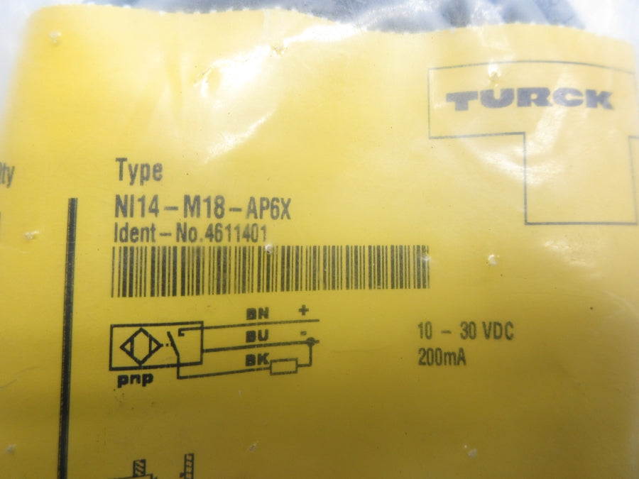 TURCK NI14-M18-AP6X 4611401 10-30VDC NSMP