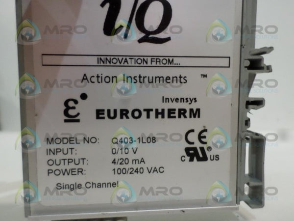 ACTION INSTRUMENTS Q403-1L08 INPUT ISOLATOR UNMP