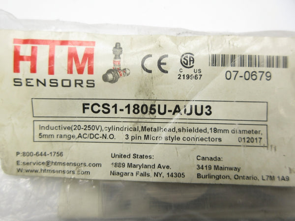 HTM SENSORS FCS1-1805U-AUU3 20-250V NSMP