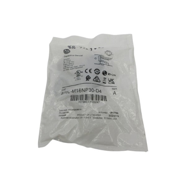 ALLEN BRADLEY 875L-M16NP30-D4 SER. A 10-40VDC NSMP