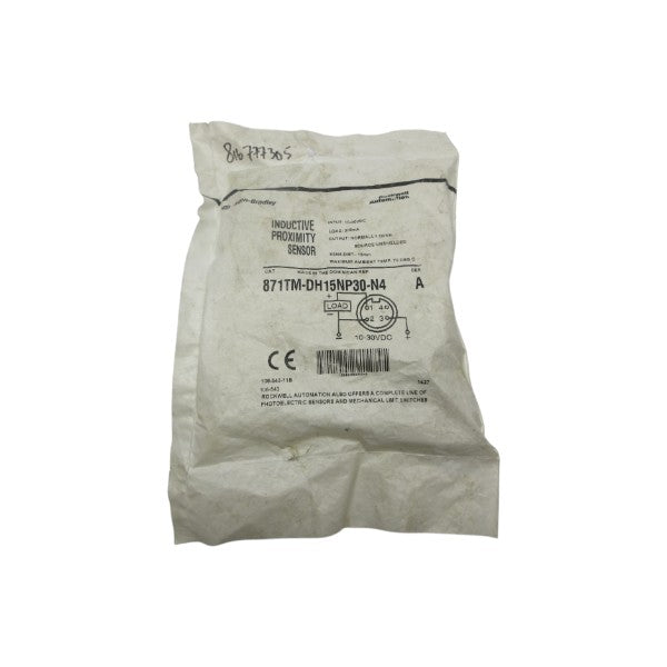 ALLEN BRADLEY 871TM-DH15NP30-N4 SER. A 10-30VDC NSMP