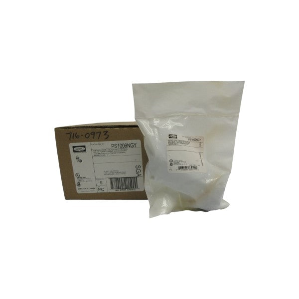 HUBBELL PS1009NGY 1" (PKG OF 5) NSMP