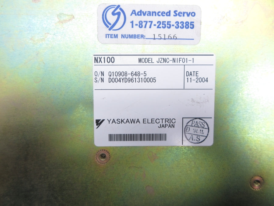 YASKAWA ELECTRIC JZNC-NIF01-1 NX100 NSNP