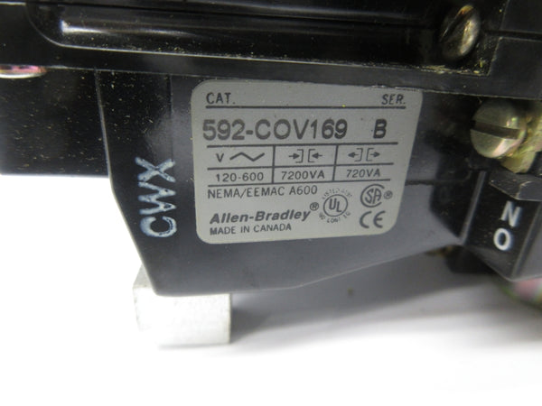 ALLEN BRADLEY 592-COV169 SER. B 120-600VAC NSNP