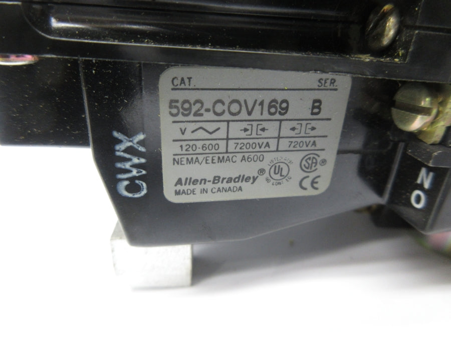 ALLEN BRADLEY 592-COV169 SER. B 120-600VAC NSNP