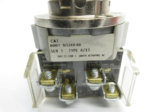 ALLEN BRADLEY 800T-N32KF4B SER. T (NO KEY) NSNP