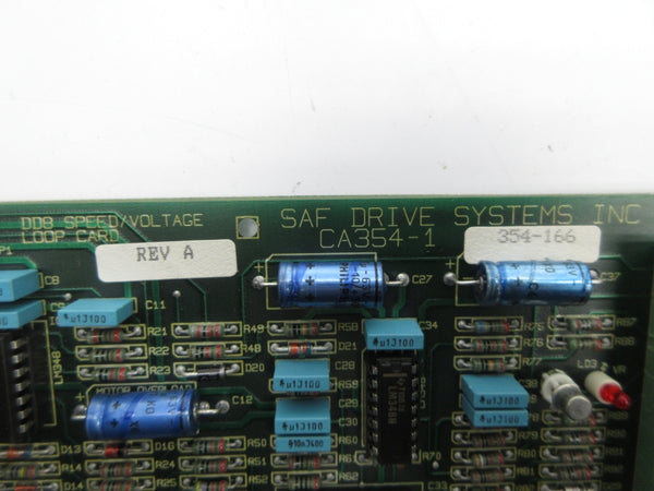 SAF DRIVE SYSTEMS CA354-1 354-166 REV. A NSNP