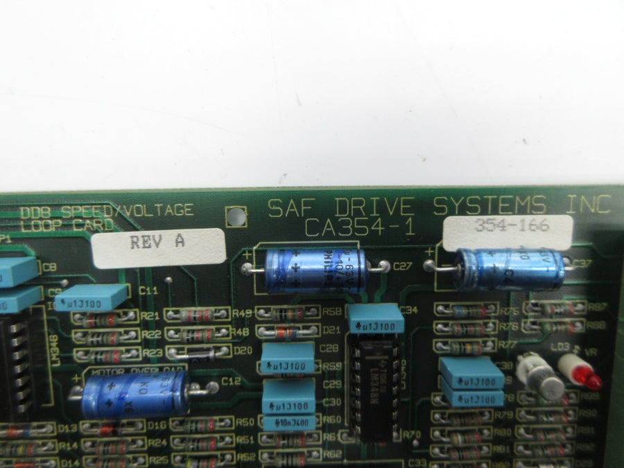 SAF DRIVE SYSTEMS CA354-1 354-166 REV. A NSNP