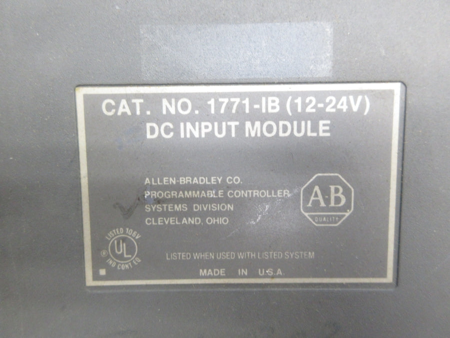 ALLEN BRADLEY 1771-IB 12-24V NSNP