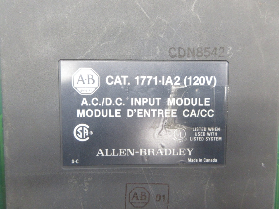 ALLEN BRADLEY 1771-IA2 120VAC NSNP