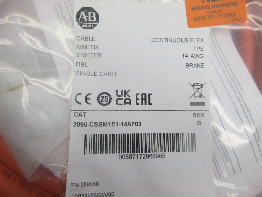 ALLEN BRADLEY 2090-CSBM1E1-14AF03 SER. B NSMP
