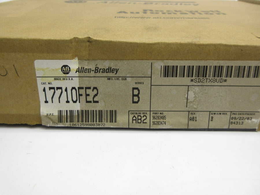 ALLEN BRADLEY 1771-OFE2 SER. B F/W B REV. AB2 NSMP