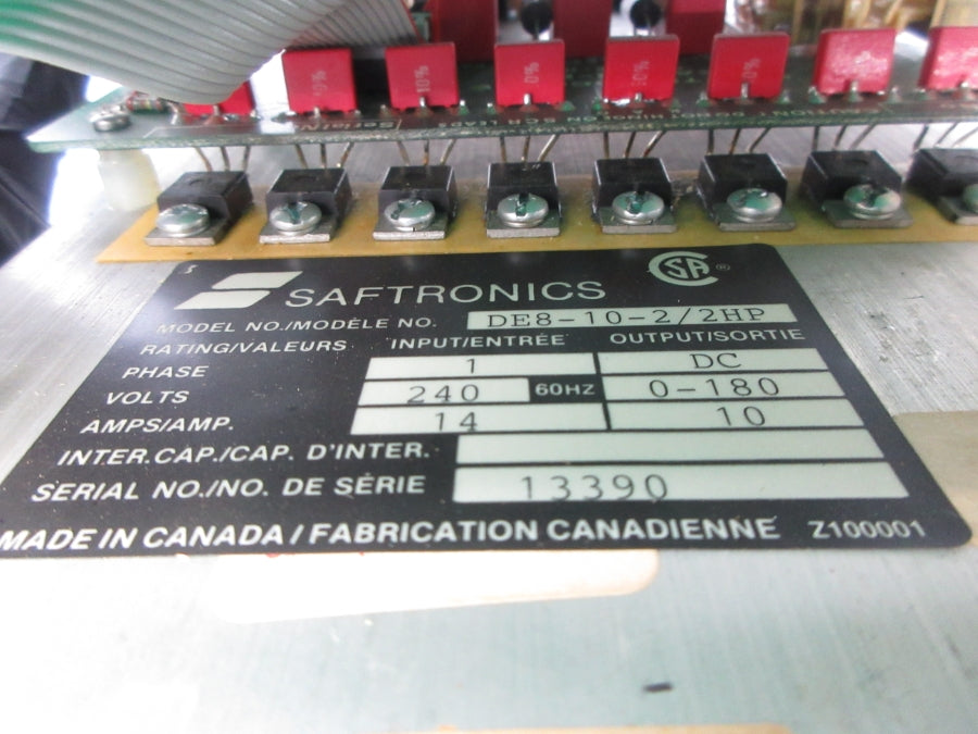 SAFTRONICS DE8-10-2/2HP 240V 14A NSNP