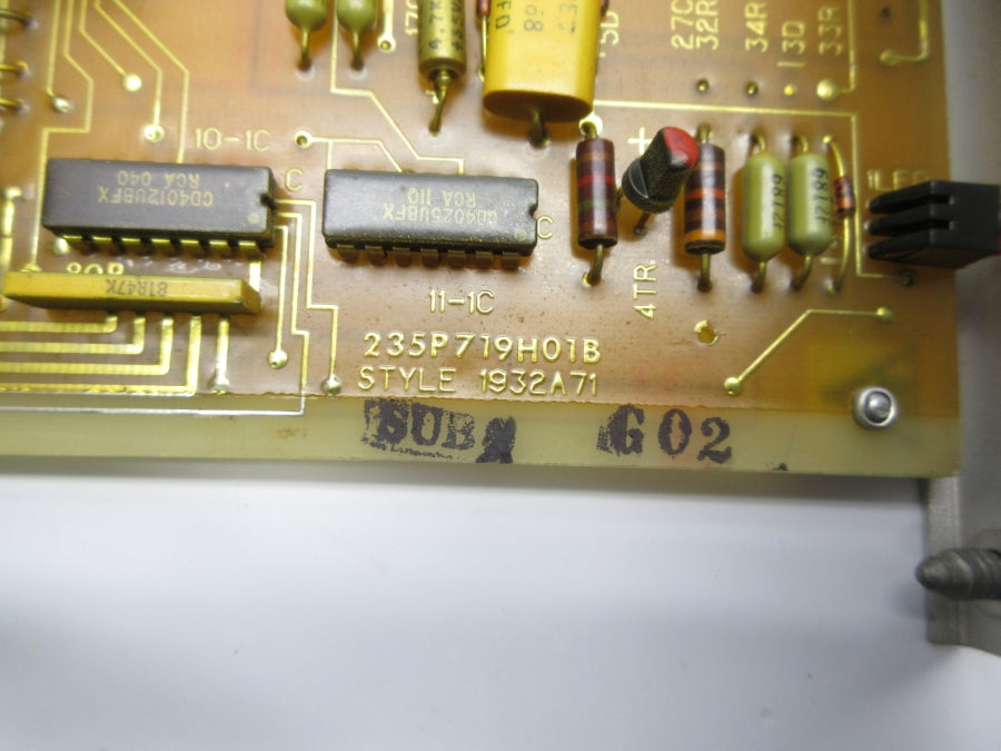 WESTINGHOUSE 235P719H01B 1932A71G02 UNMP