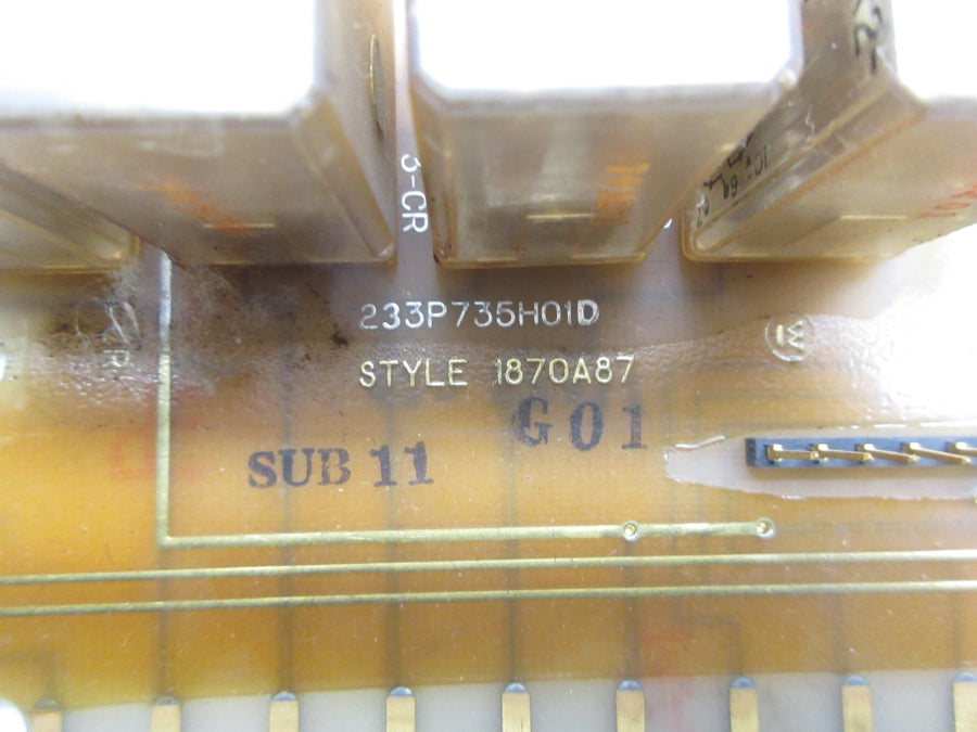 WESTINGHOUSE 233P735H01D 1870A87G01 UNMP