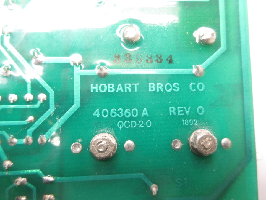 HOBART BROS 406360A REV. 0 UNMP